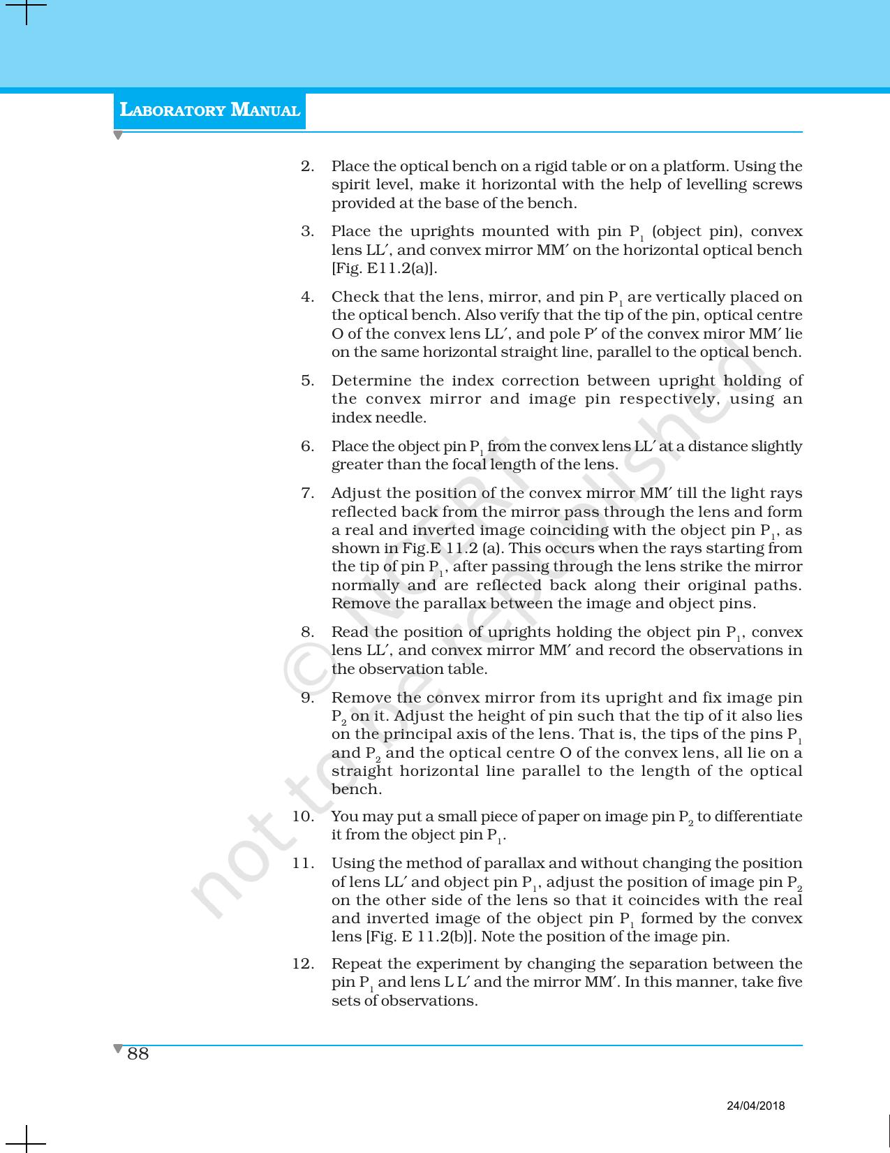 NCERT Laboratory Manuals for Class XII Physics - Experiment 11 to 13 - Page 3