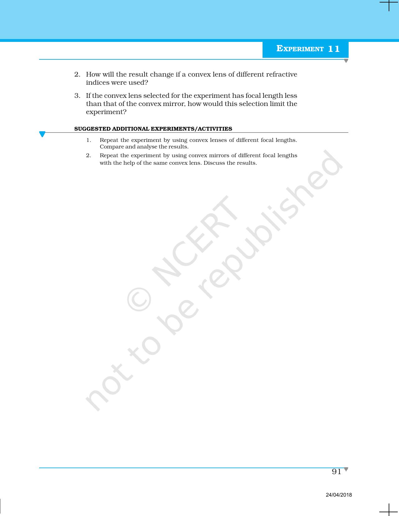 NCERT Laboratory Manuals for Class XII Physics - Experiment 11 to 13 - Page 6