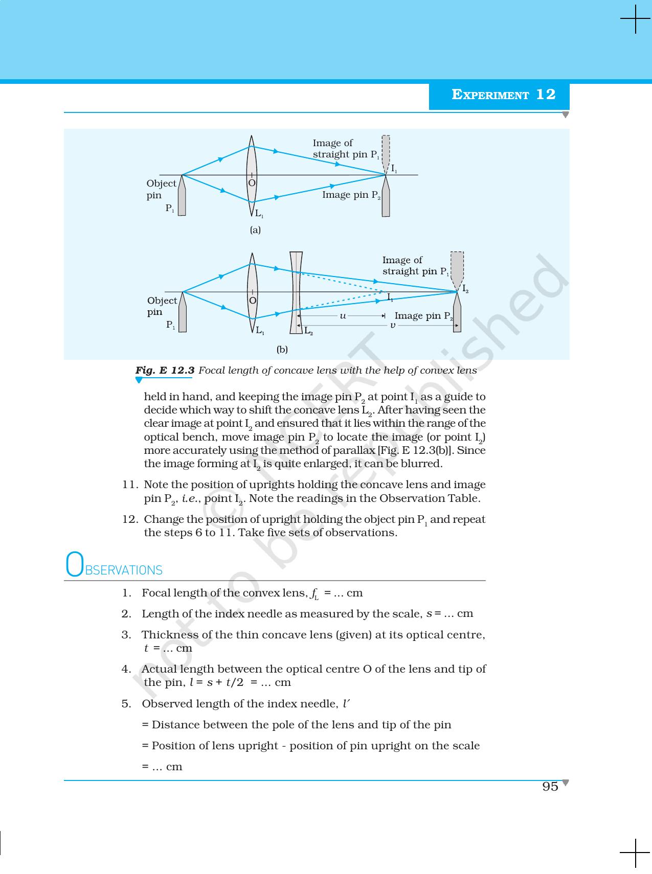 NCERT Laboratory Manuals for Class XII Physics - Experiment 11 to 13 - Page 10