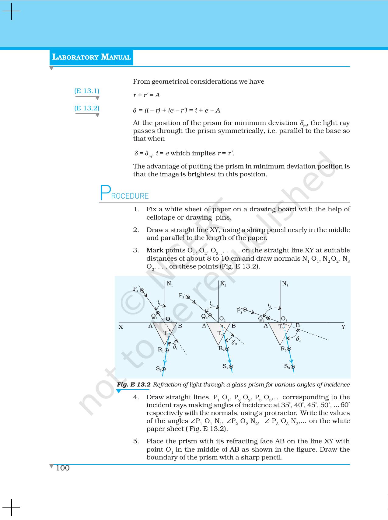NCERT Laboratory Manuals for Class XII Physics - Experiment 11 to 13 - Page 15
