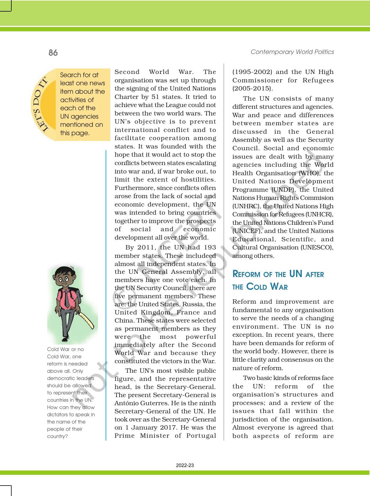 NCERT Book for Class 12 Political Science Chapter 6 International Organisations - Page 6