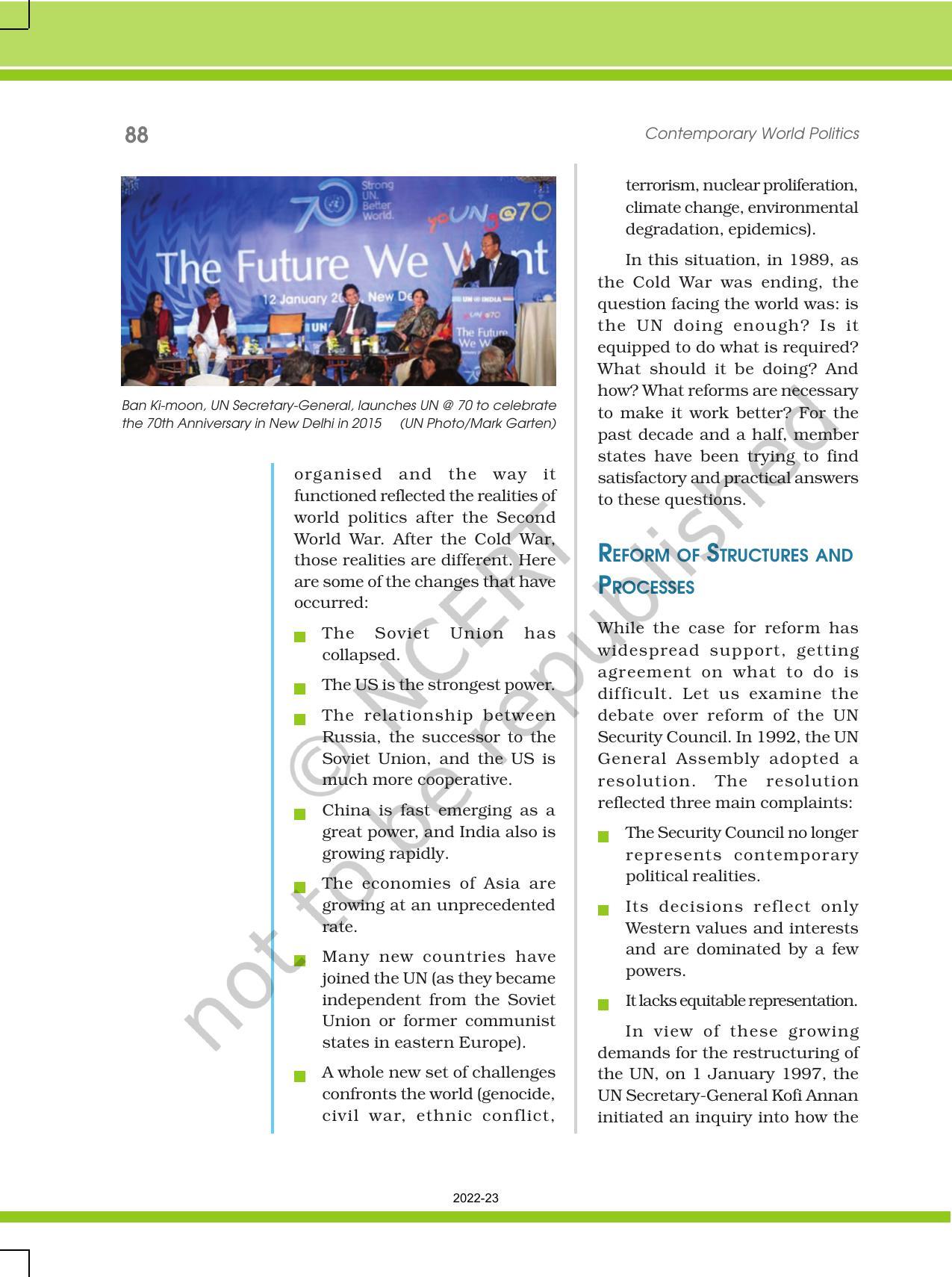 NCERT Book for Class 12 Political Science Chapter 6 International Organisations - Page 8