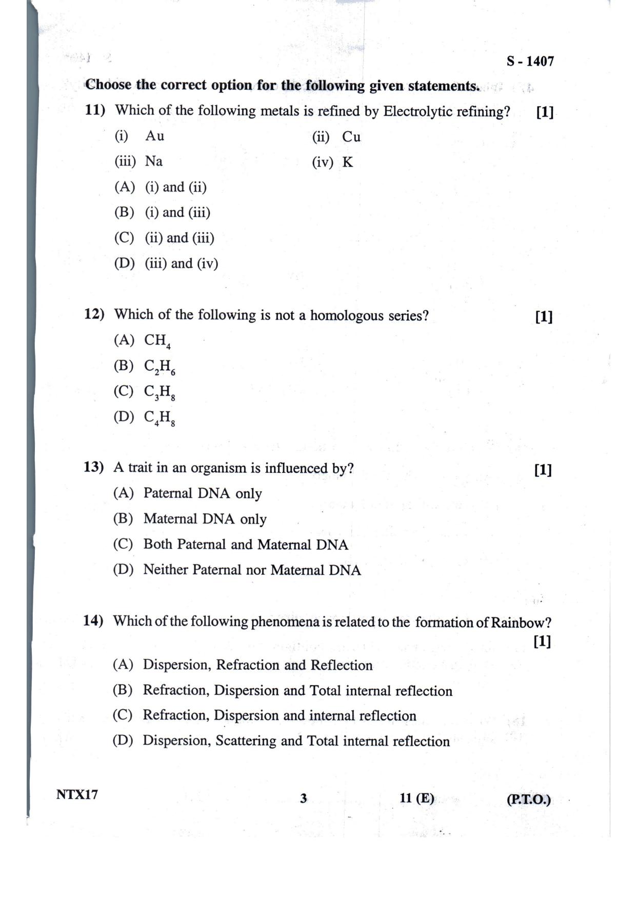 Gujarat Board Class 10th Social Science Eng. Med. July 2022 Question Paper - Page 3