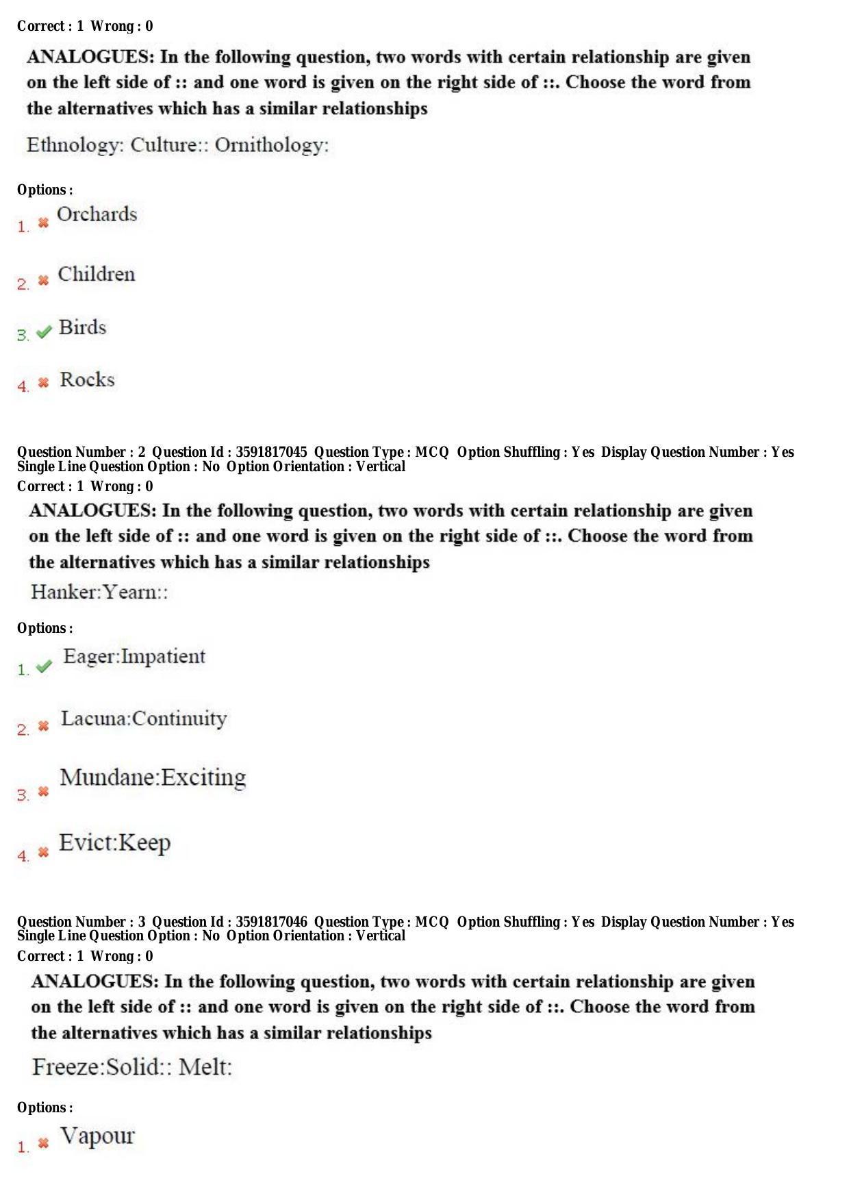 TS CPGET 2018 Integrated M.B.A(5yrs.) Question Paper with Answer Key - Page 2
