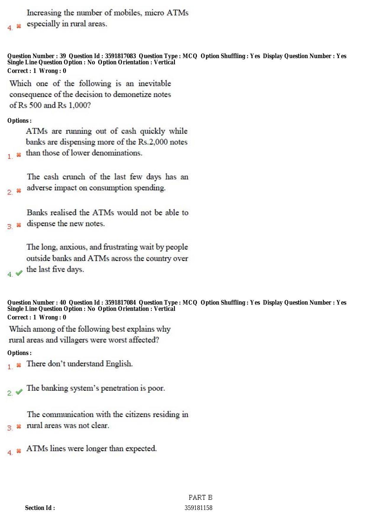 TS CPGET 2018 Integrated M.B.A(5yrs.) Question Paper with Answer Key - Page 18