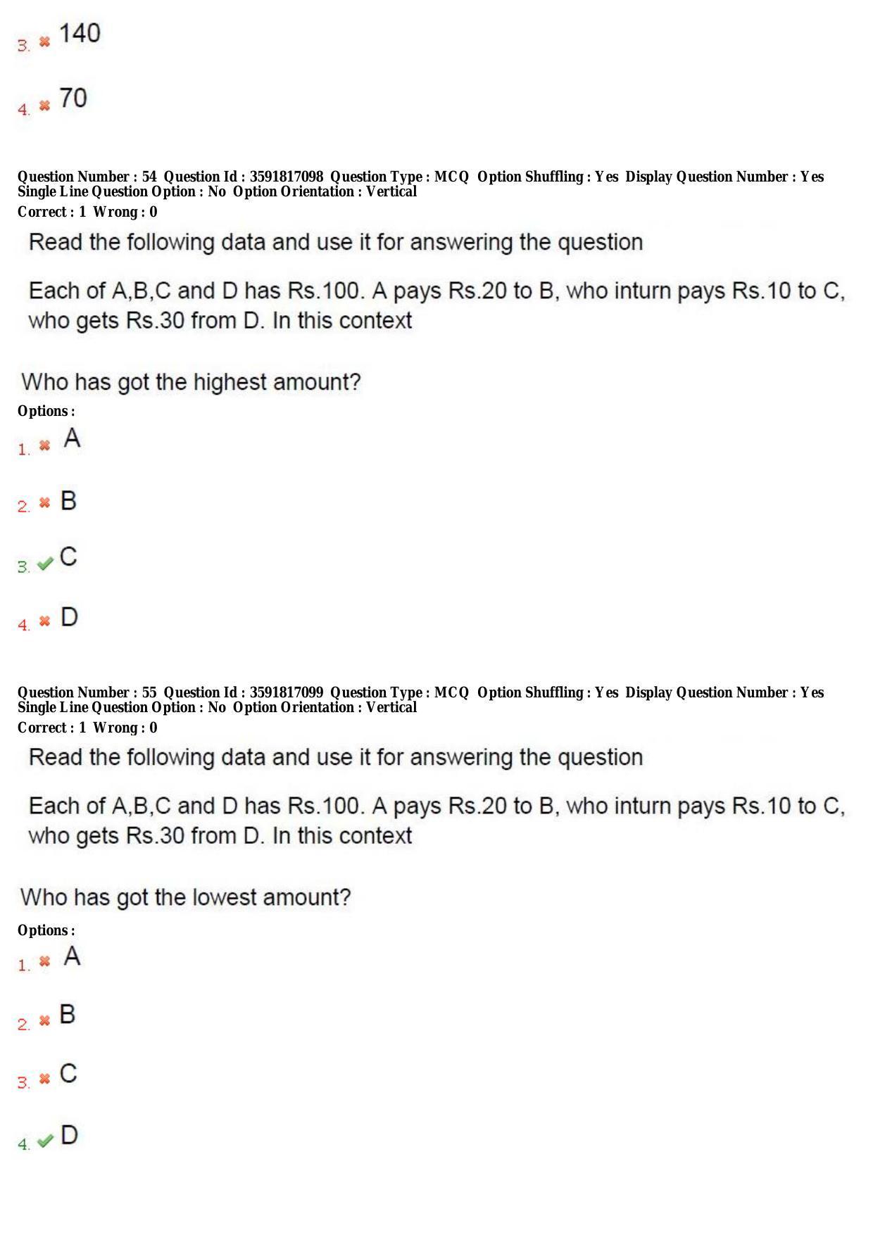TS CPGET 2018 Integrated M.B.A(5yrs.) Question Paper with Answer Key - Page 26