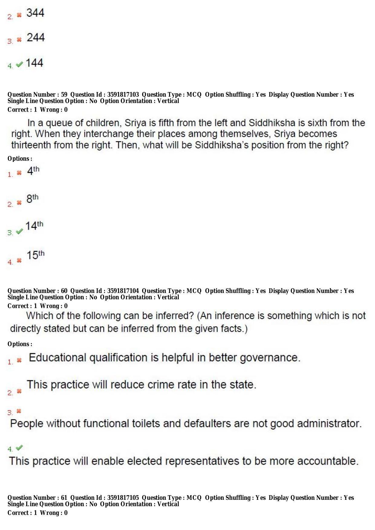 TS CPGET 2018 Integrated M.B.A(5yrs.) Question Paper with Answer Key - Page 28
