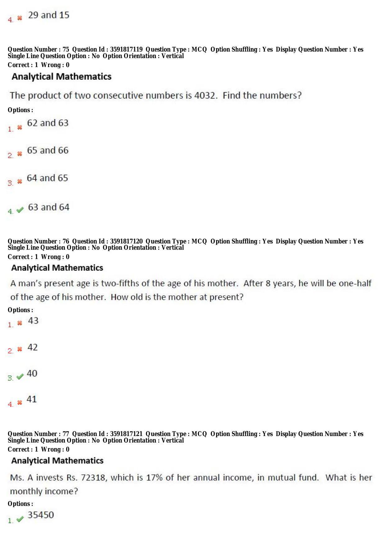 TS CPGET 2018 Integrated M.B.A(5yrs.) Question Paper with Answer Key - Page 36