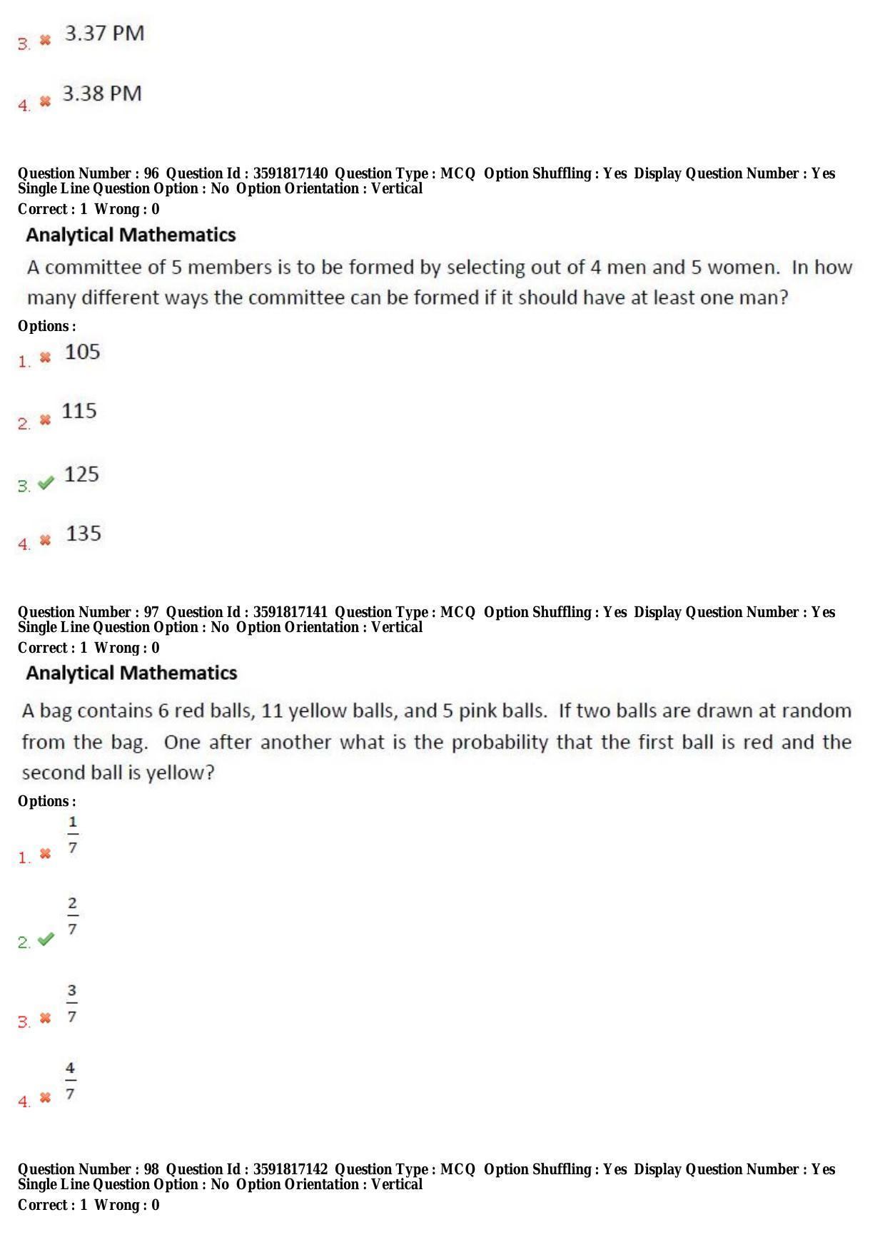TS CPGET 2018 Integrated M.B.A(5yrs.) Question Paper with Answer Key - Page 44