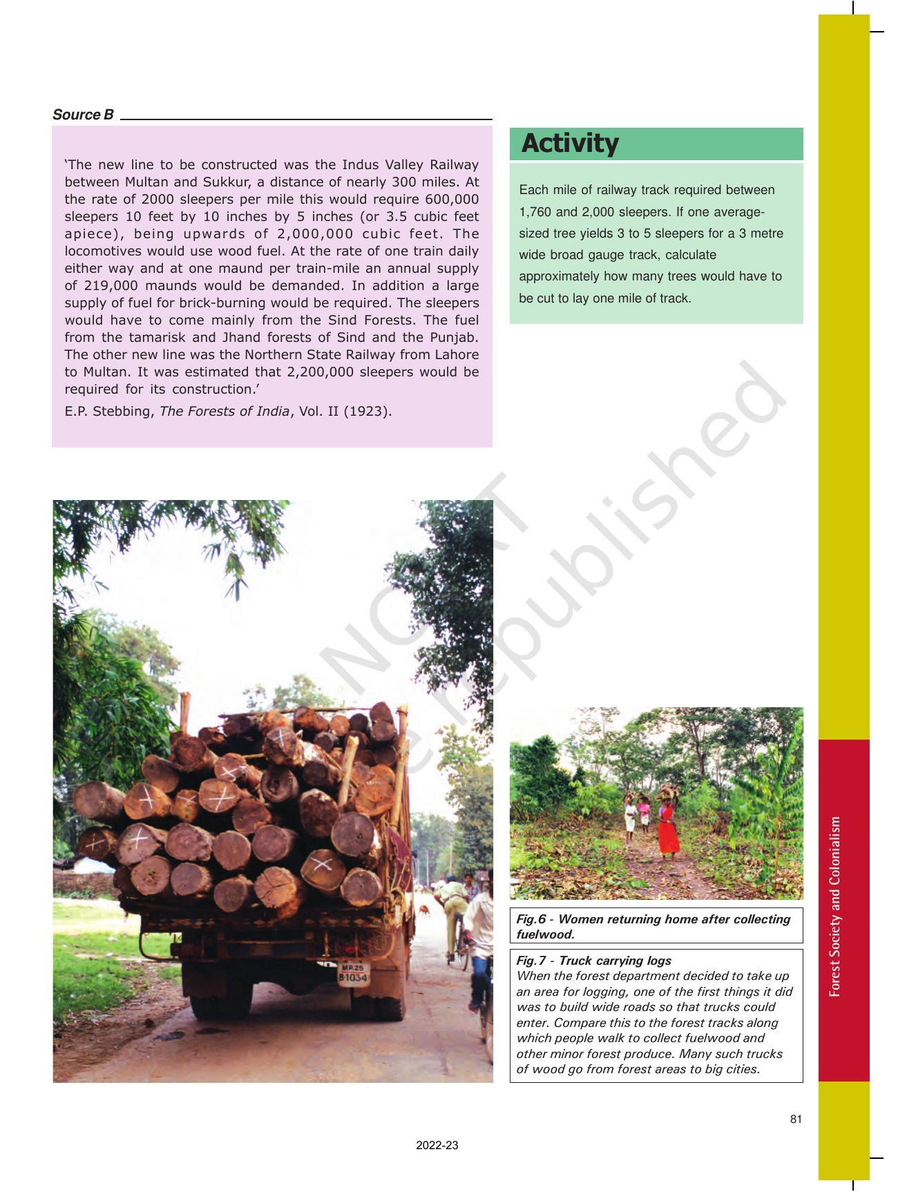 NCERT Book for Class 9 History Chapter 4 Forest Society