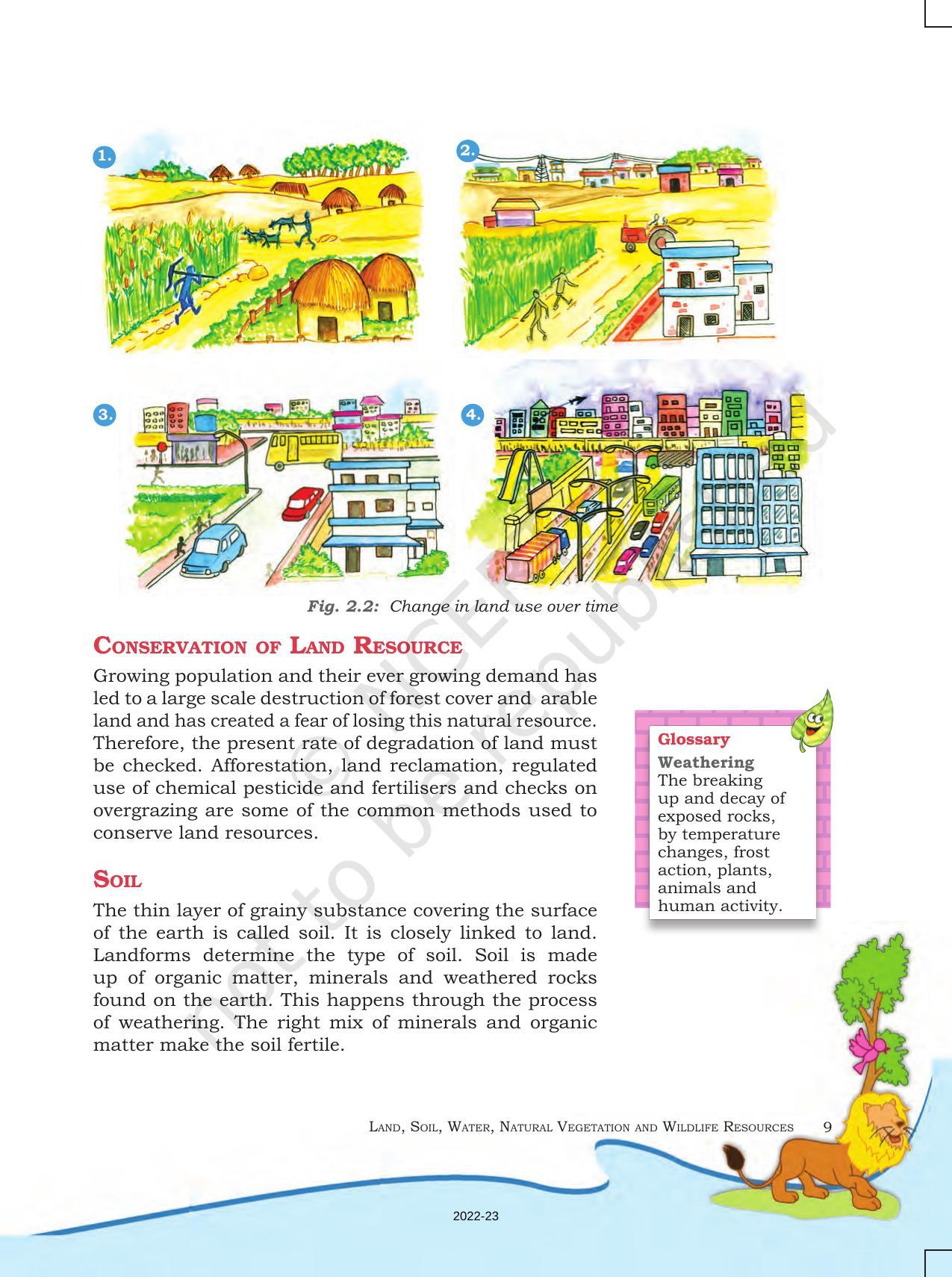 NCERT Book for Class 8 Geography Chapter 2 Land, Soil, Water, Natural Vegetation and Wildlife Resources - Page 3