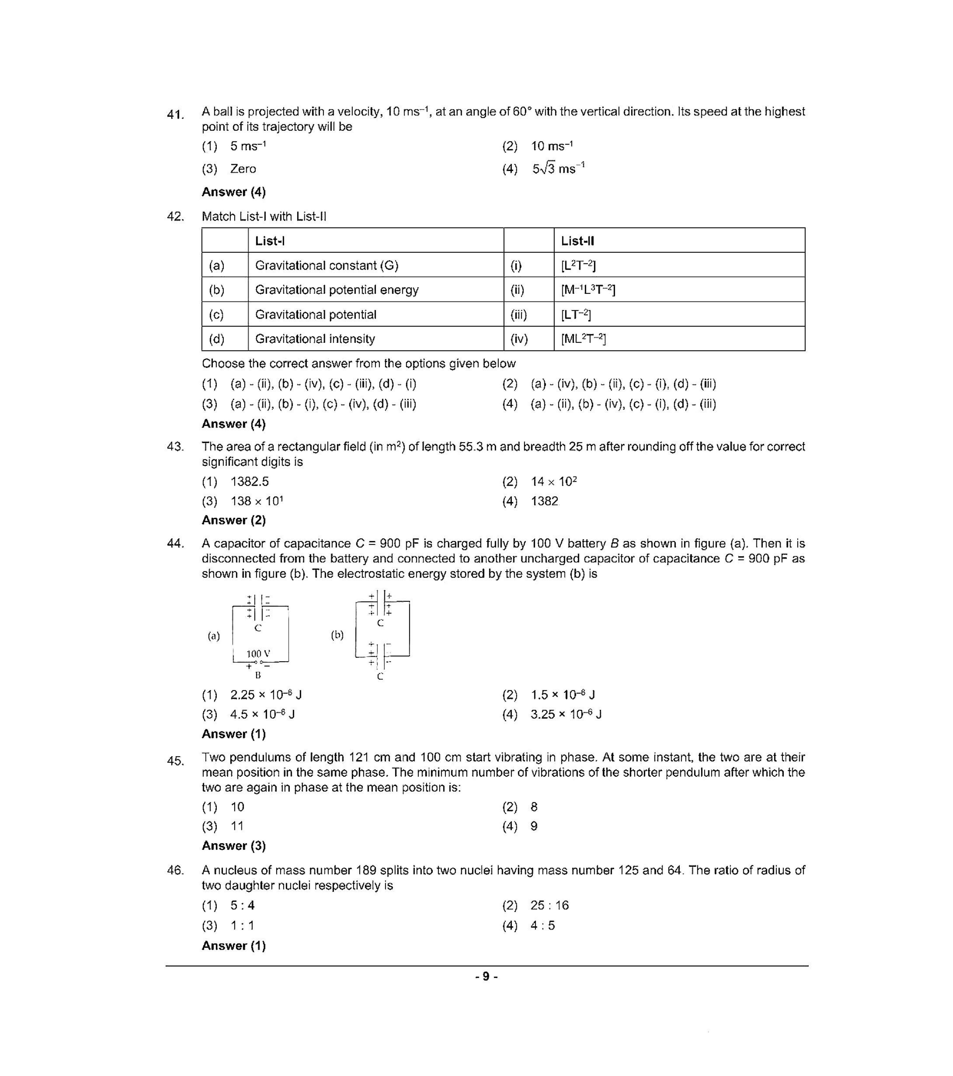 NEET S1 2021 Question Paper - Page 8