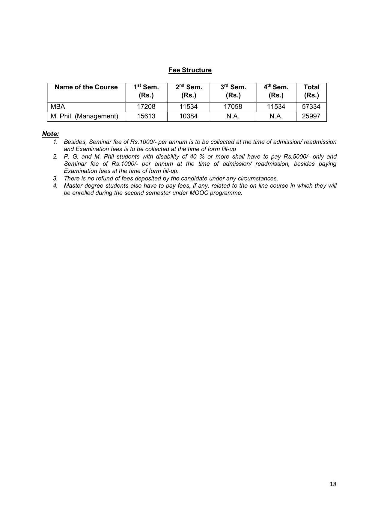 Fakir Mohan University, Balasore PG Prospectus-2020-21 - Page 18