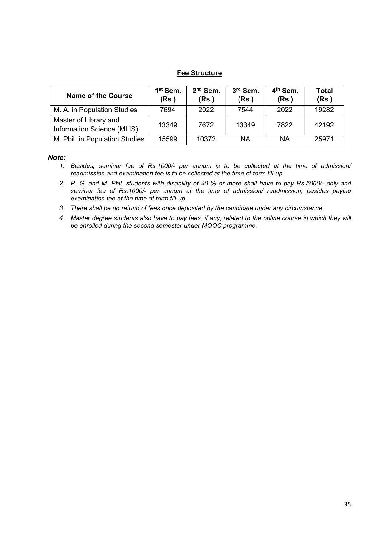 Fakir Mohan University, Balasore PG Prospectus-2020-21 - Page 35