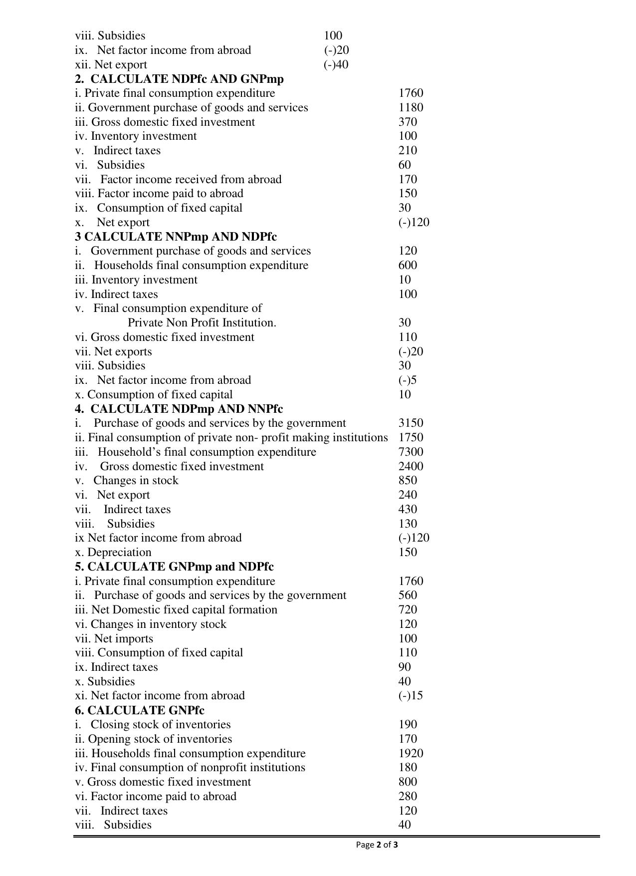 CBSE Class 12 Economics Expenditure Method - Page 2