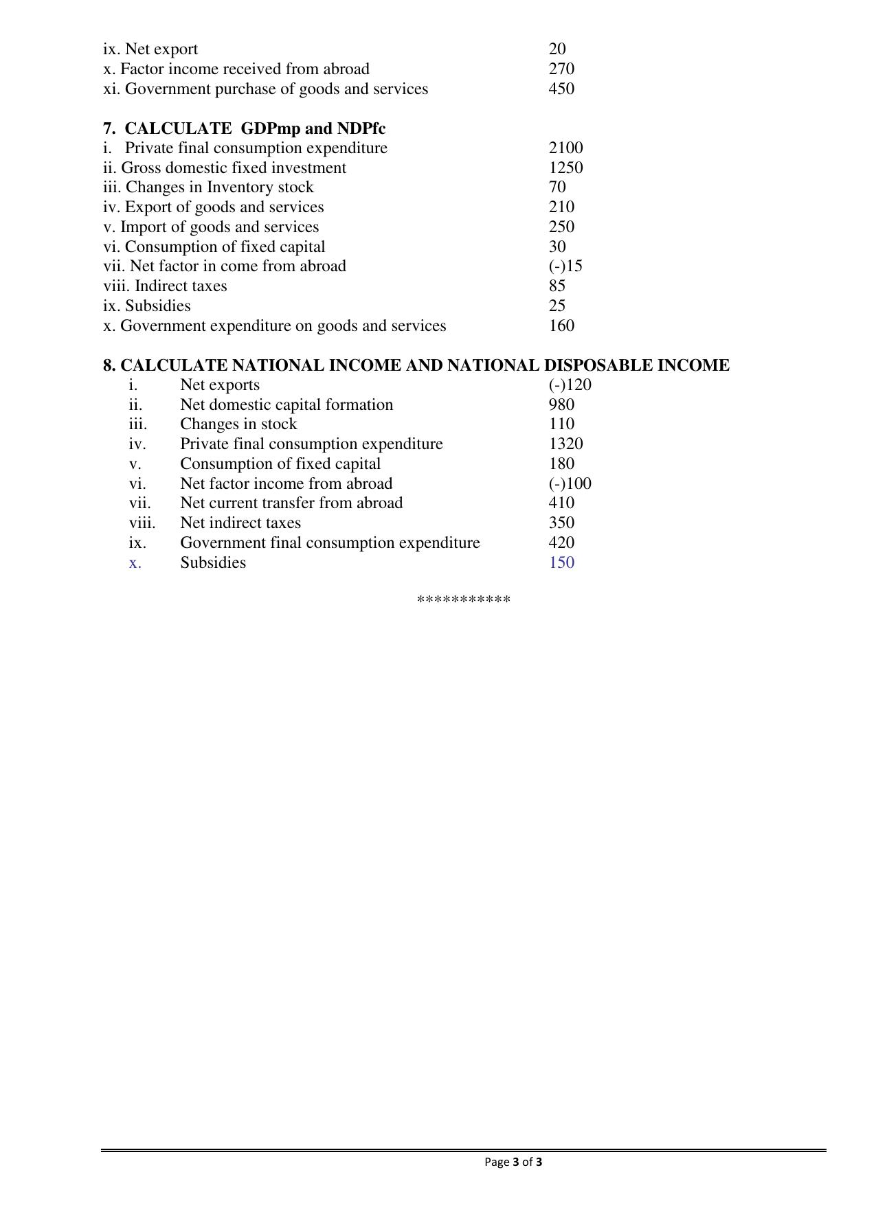 CBSE Class 12 Economics Expenditure Method - Page 3