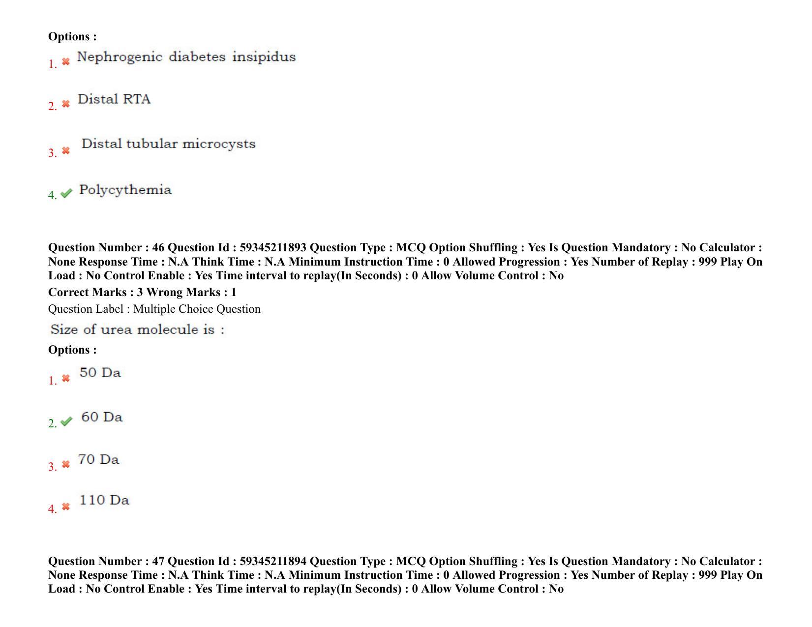BHU RET Nephrology 2021 Question Pape - Page 39