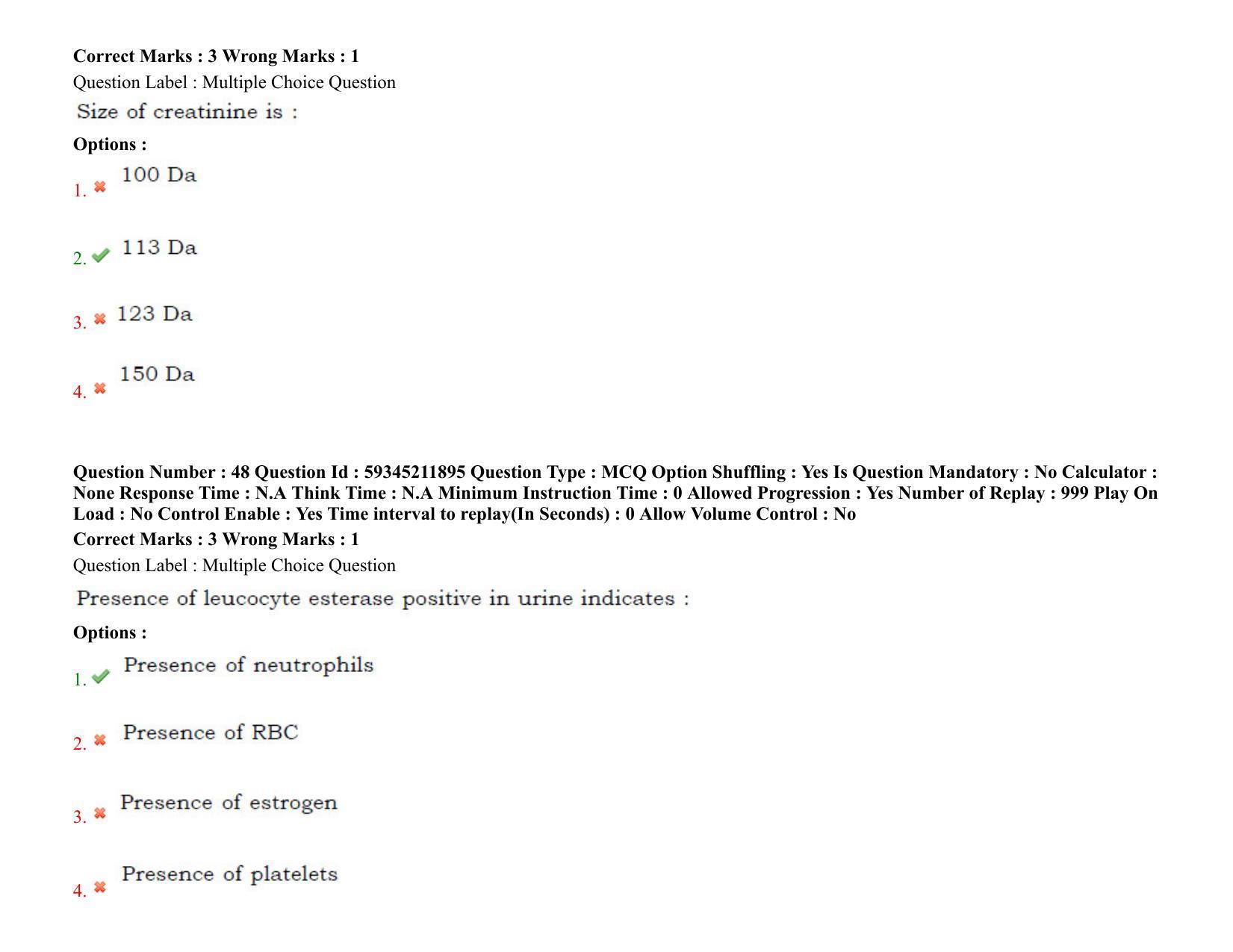 BHU RET Nephrology 2021 Question Pape - Page 40