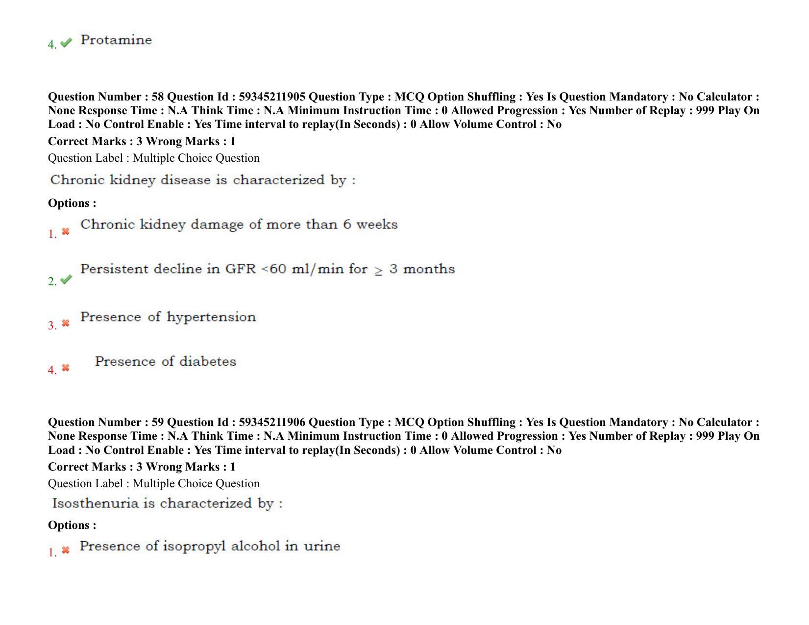 BHU RET Nephrology 2021 Question Pape - Page 46