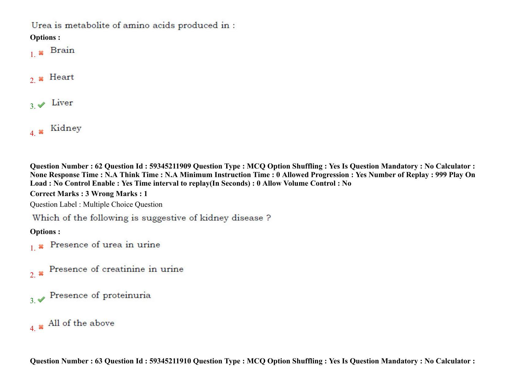 BHU RET Nephrology 2021 Question Pape - Page 48