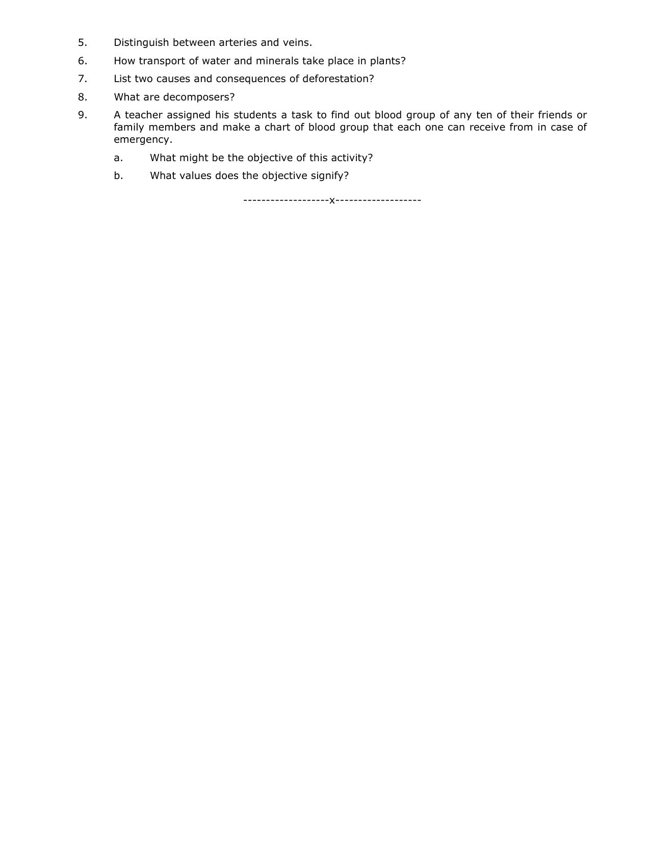 CBSE Worksheets for Class 7 Science Science and Technology Assignment 2 - Page 2
