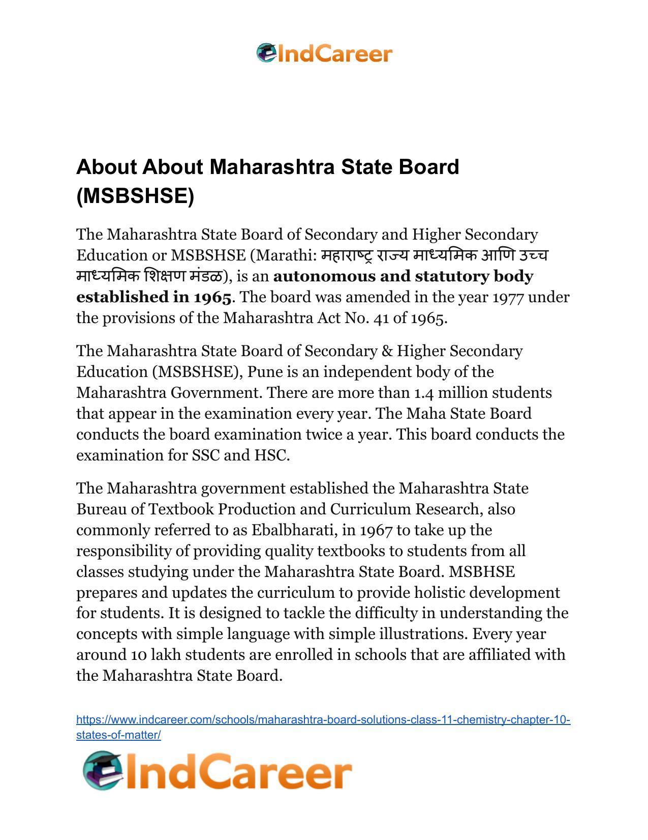 Maharashtra Board Solutions Class 11-Chemistry: Chapter 10- States of Matter - Page 42