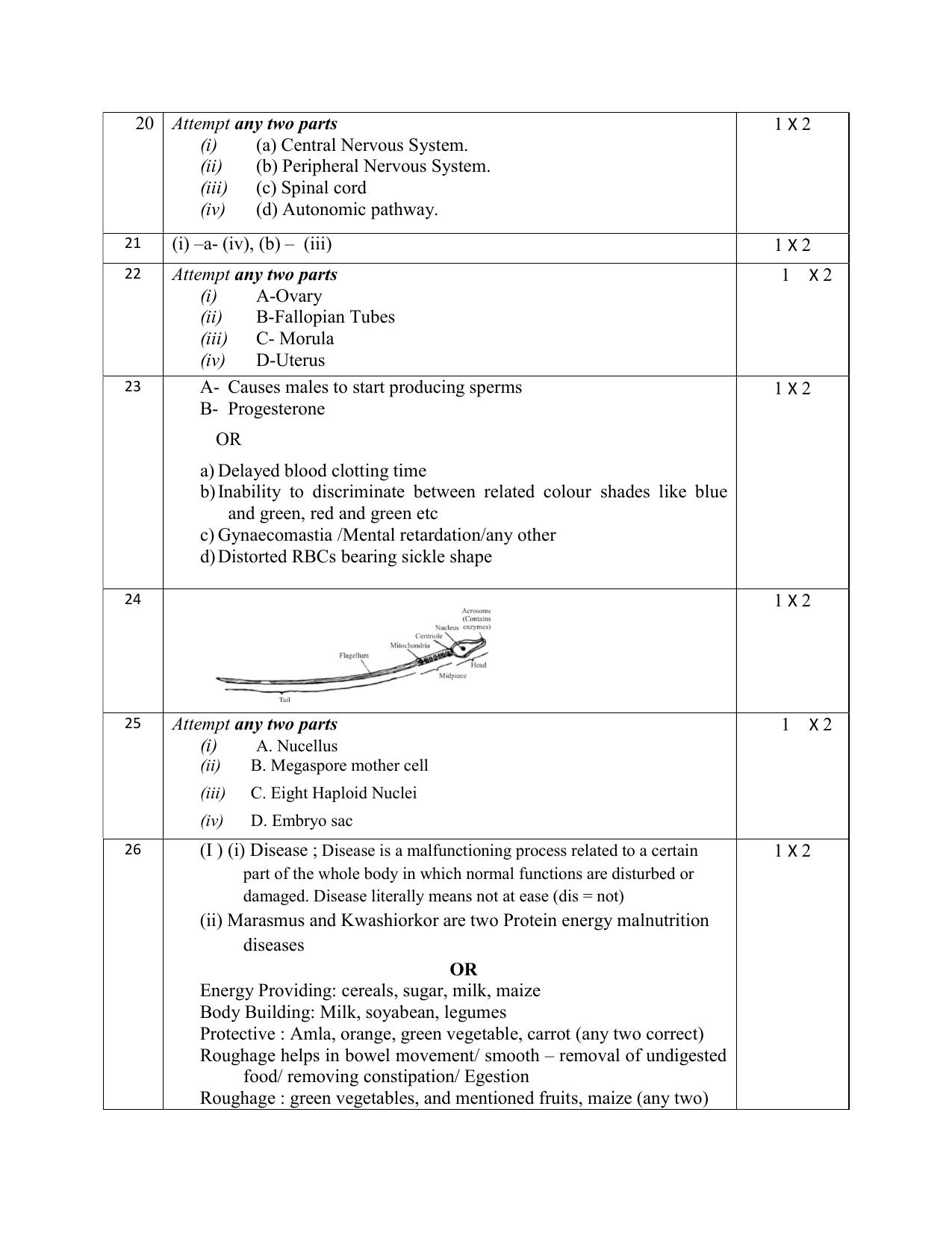NIOS Class 12 Biology Sample Paper - Page 15