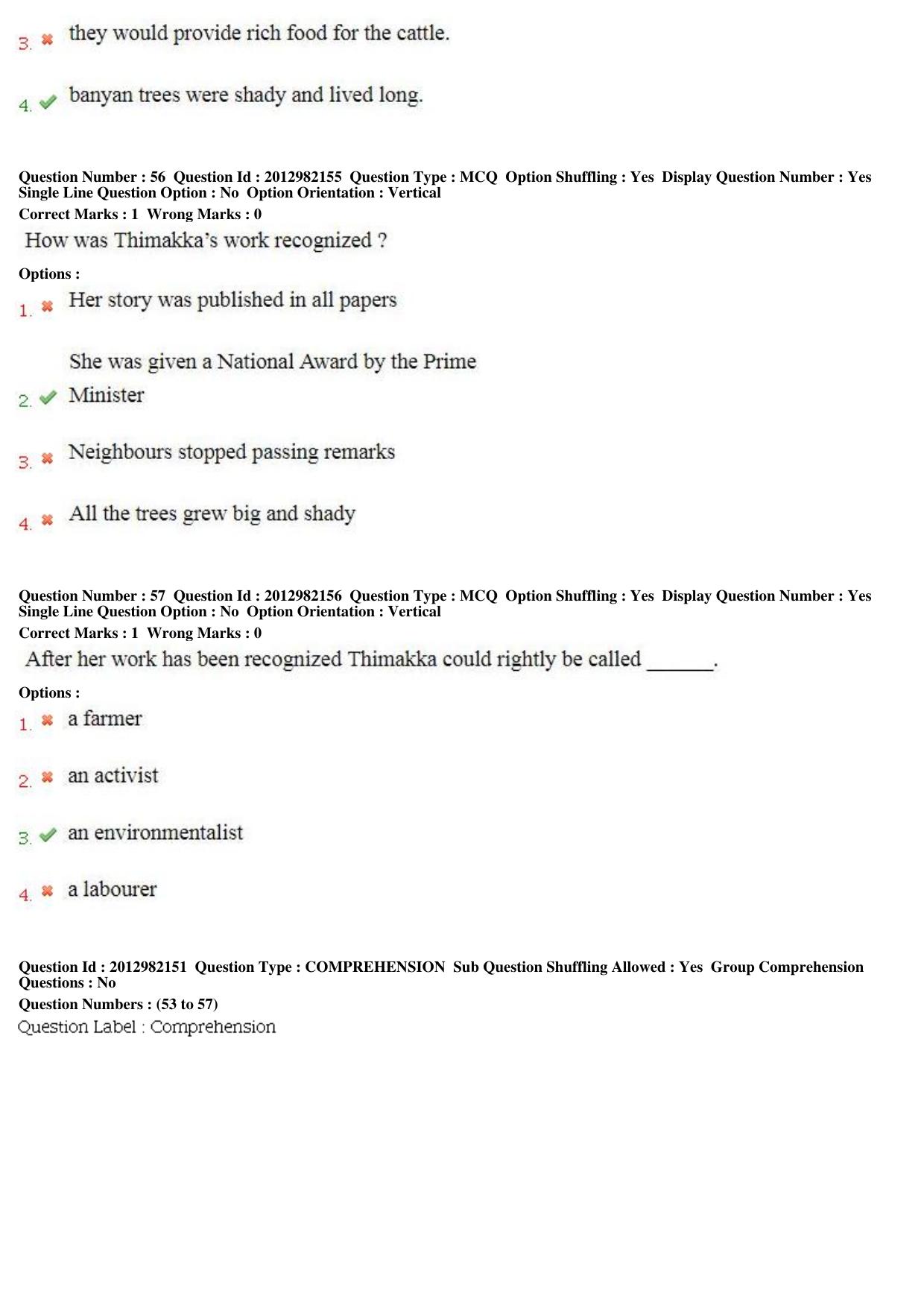 MP CPCT 27th April 2019 CPCT Question Paper Shift 1 - Page 38