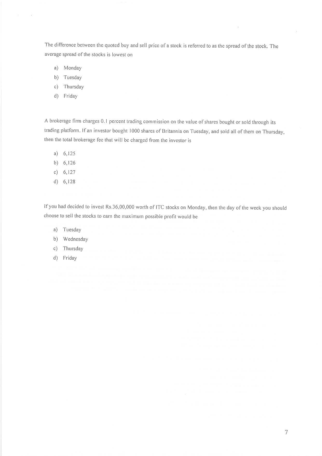 IIM Indore IPM 2020 Question Paper - Page 7