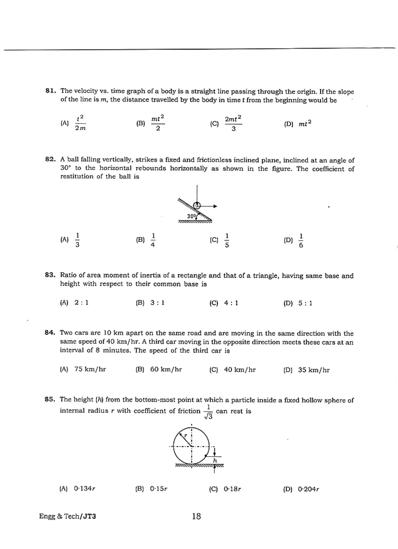 WBJEE JELET 2018 ( Engg. & Tech. ) - Page 18