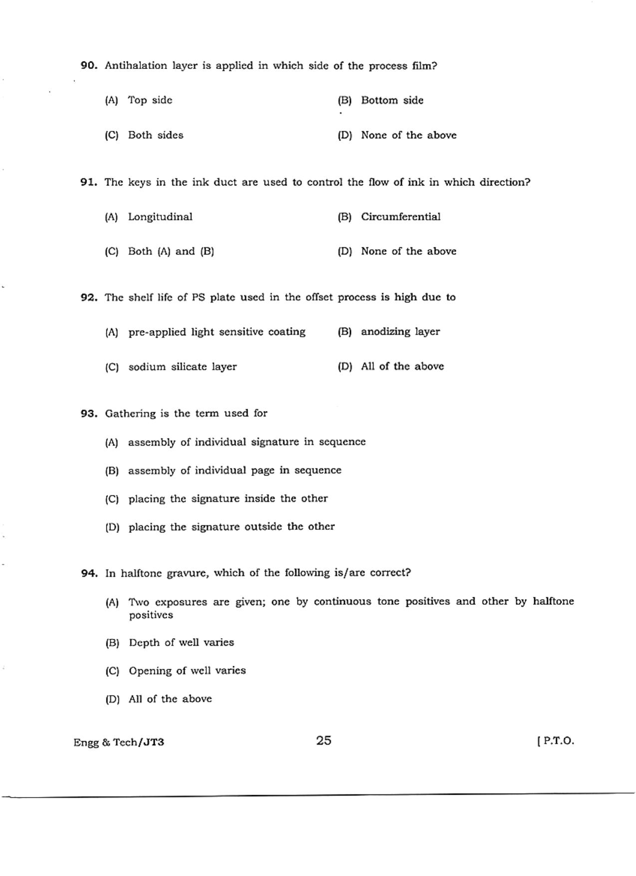 WBJEE JELET 2018 ( Engg. & Tech. ) - Page 25