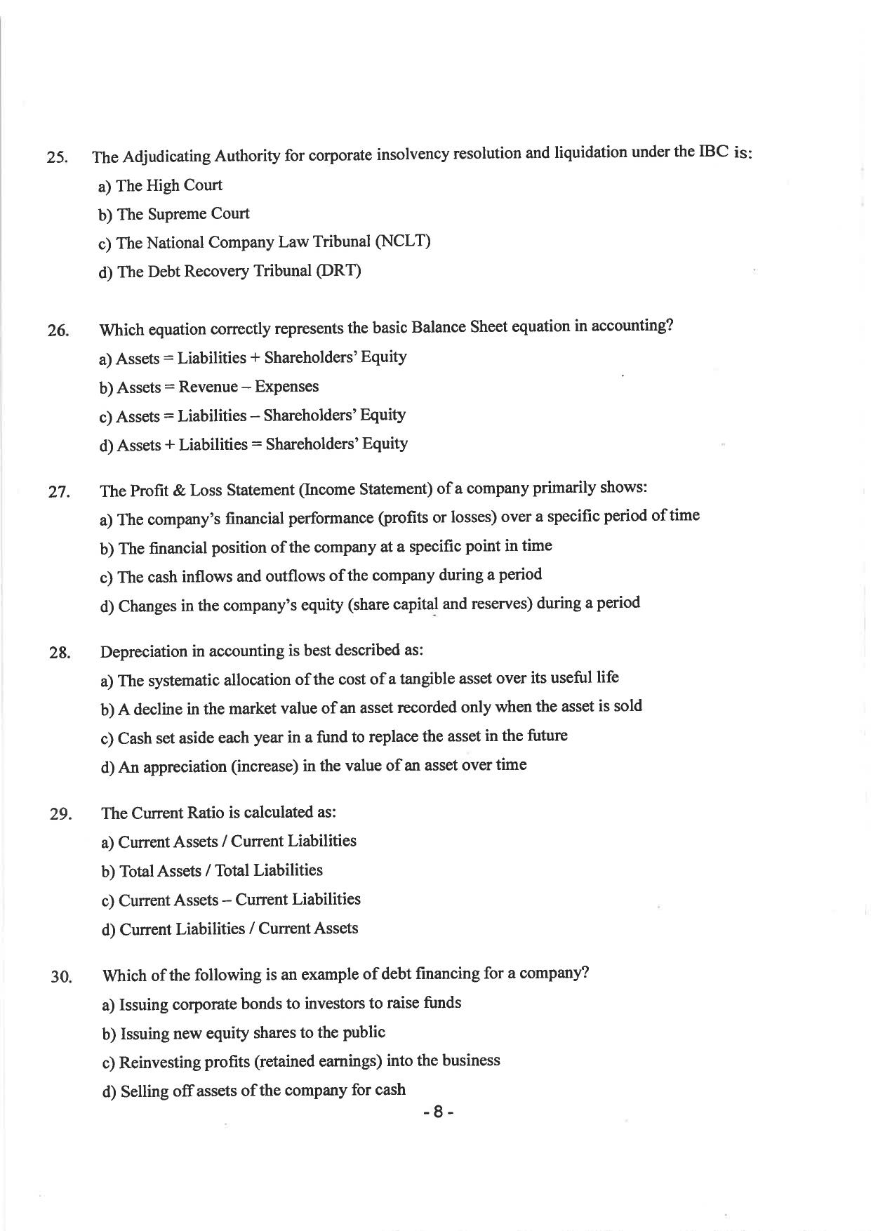 AILET 2025 Question Paper for LLM - Page 10