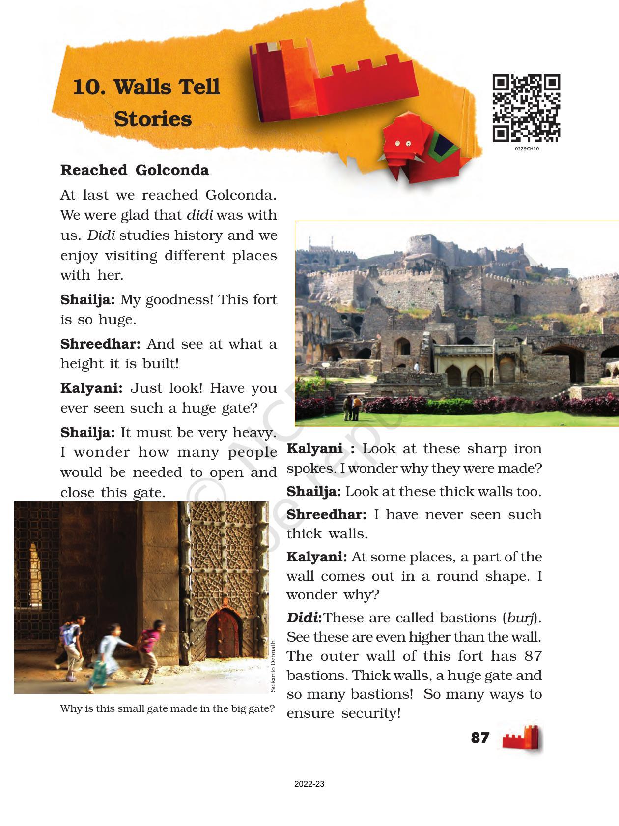 NCERT Book for Class 5 EVS Chapter 10 Walls Tell Stories - Page 1