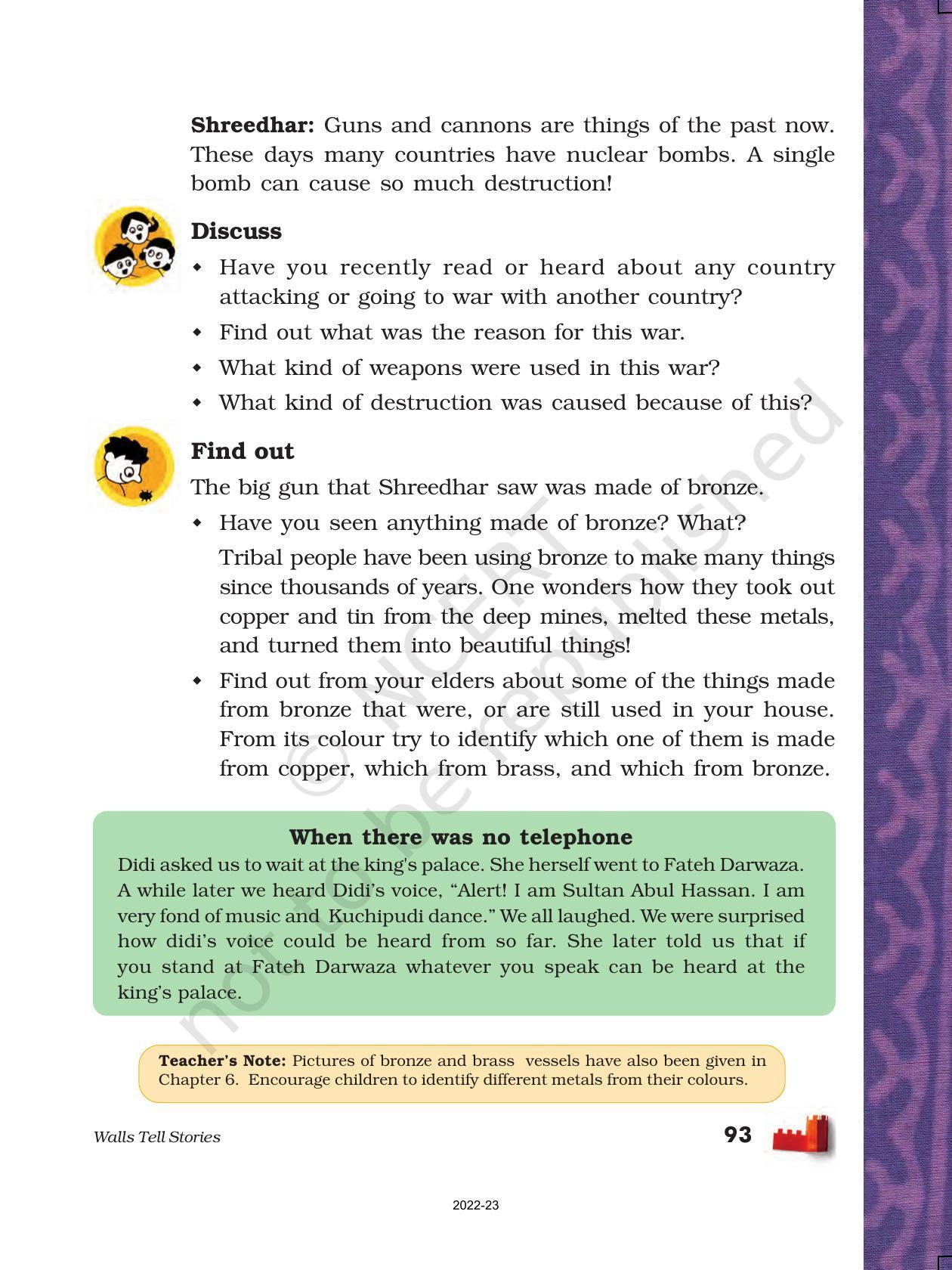 NCERT Book for Class 5 EVS Chapter 10 Walls Tell Stories - Page 7