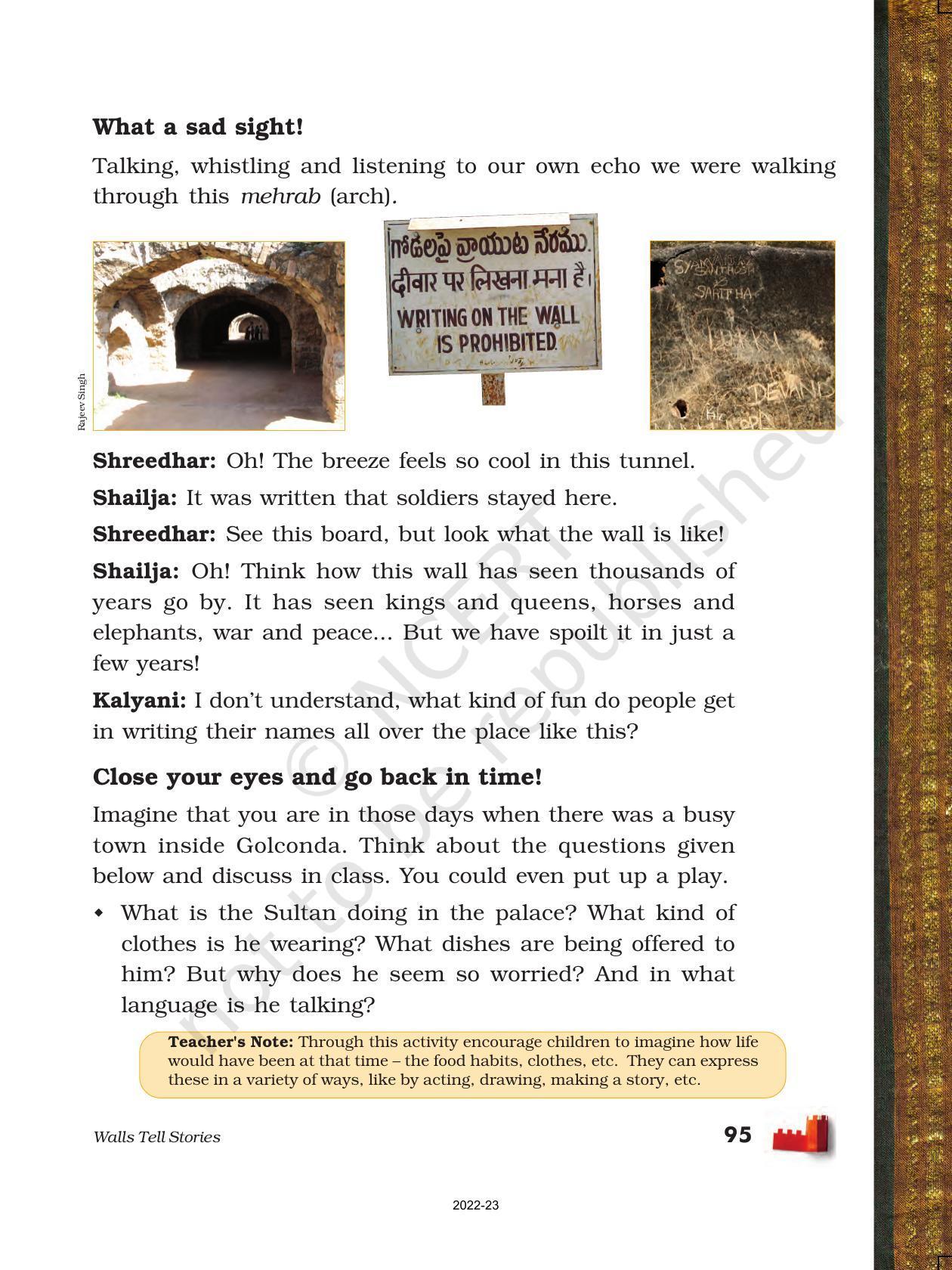 NCERT Book for Class 5 EVS Chapter 10 Walls Tell Stories - Page 9