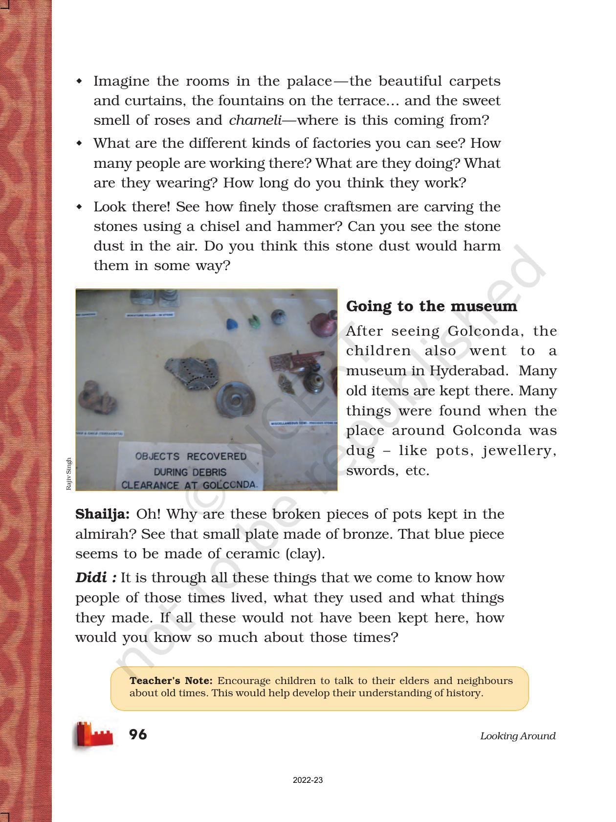 NCERT Book for Class 5 EVS Chapter 10 Walls Tell Stories - Page 10