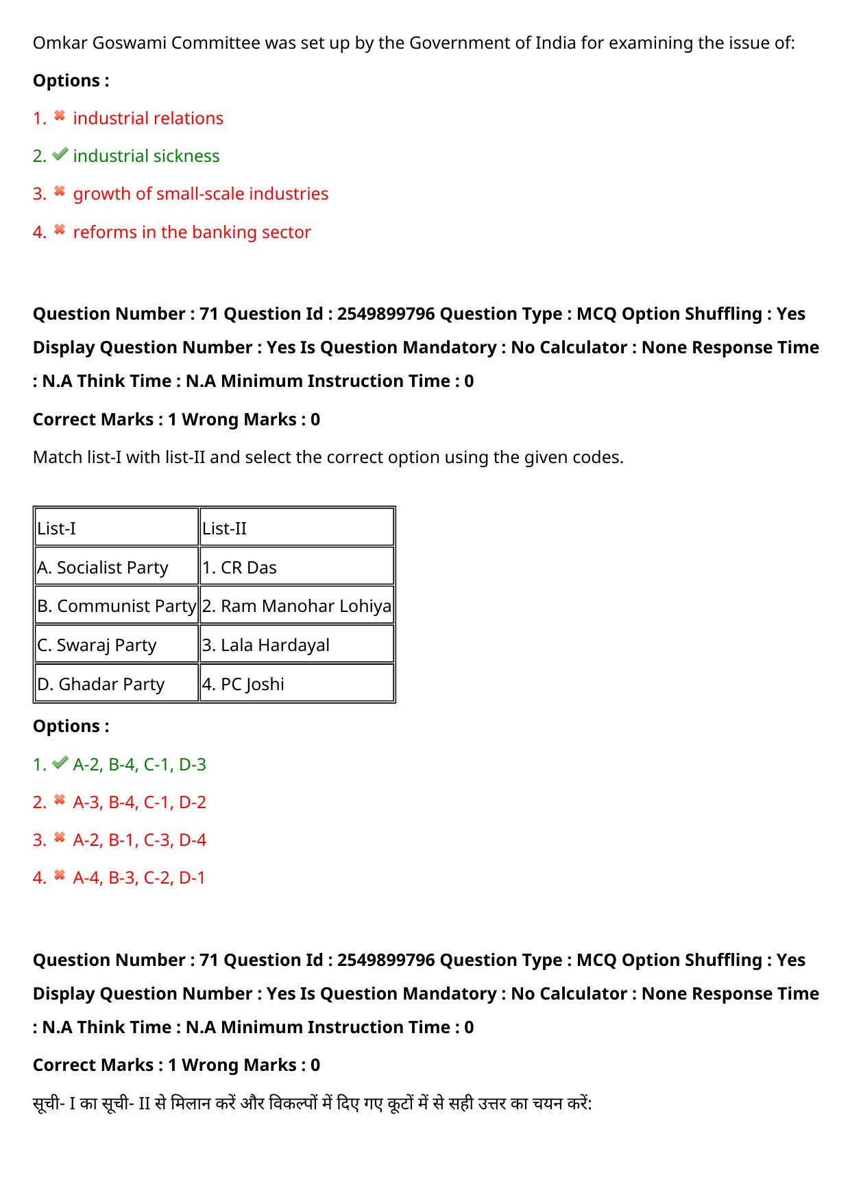MP CPCT 17 Sept 2022 Question Paper Shift 1 - Page 64