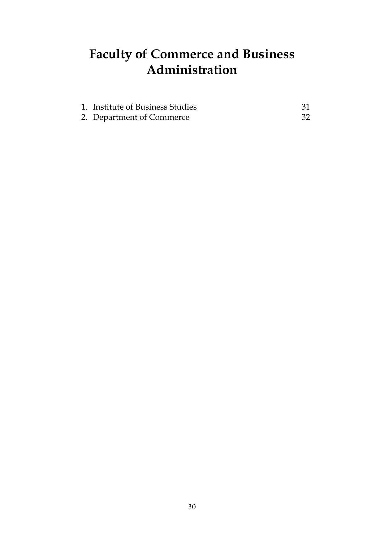 Chaudhary Charan Singh University: Meerut University, Meerut Information Brochure 2021-22 - Page 30