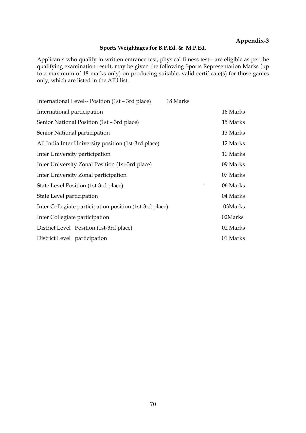 Chaudhary Charan Singh University: Meerut University, Meerut Information Brochure 2021-22 - Page 70