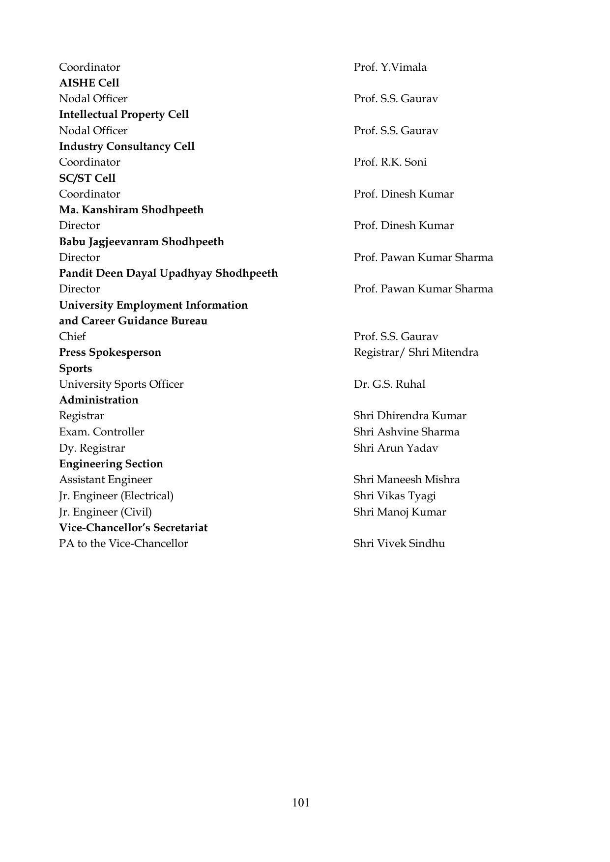 Chaudhary Charan Singh University: Meerut University, Meerut Information Brochure 2021-22 - Page 101