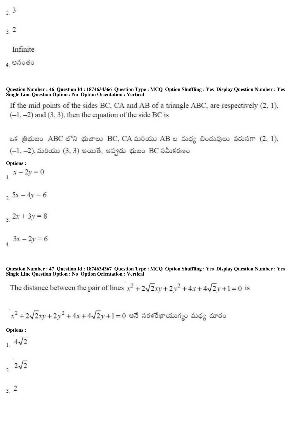 TS EAMCET 2019 Engineering Question Paper with Key (22 April 2019 Forenoon) - Page 27