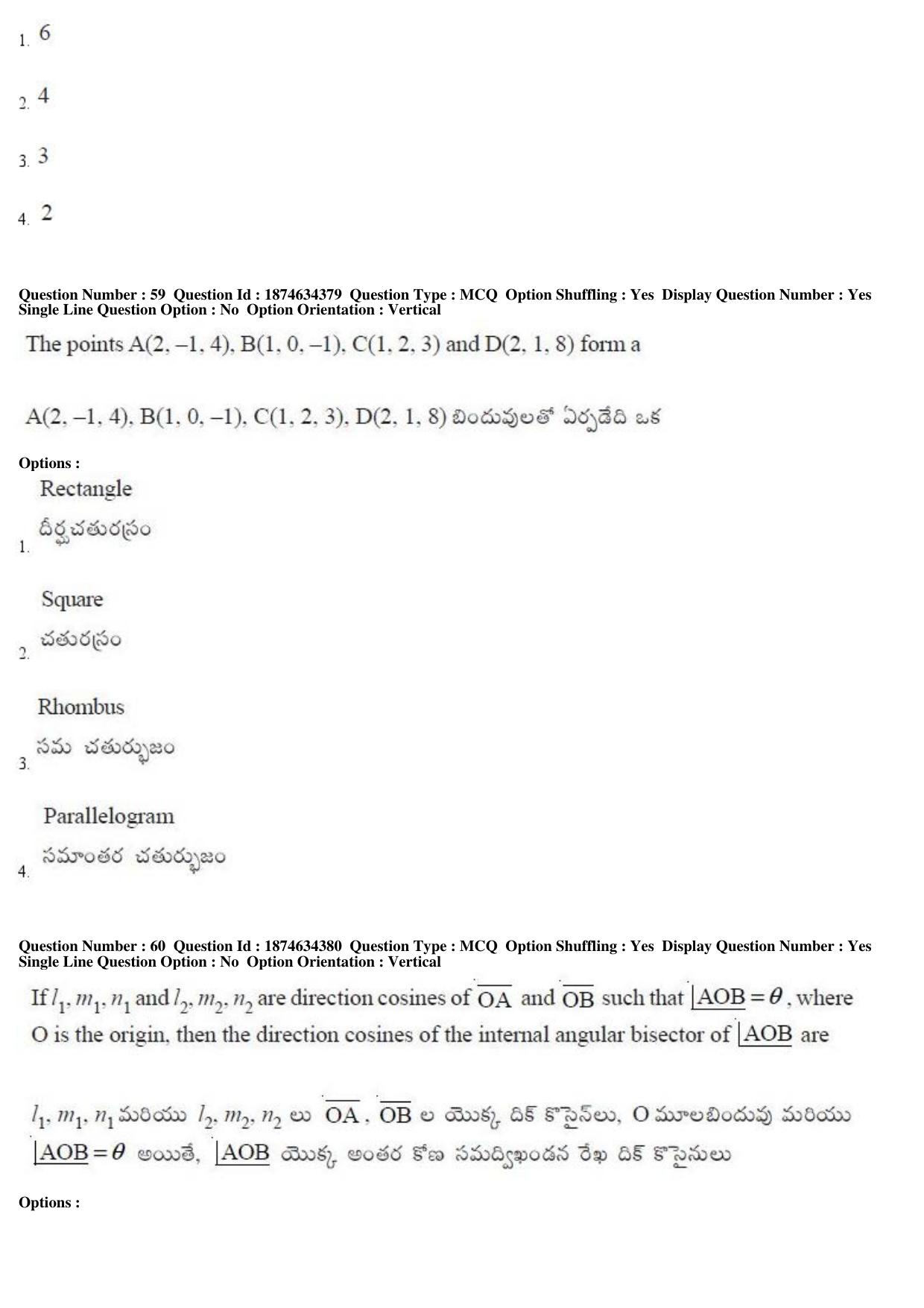 TS EAMCET 2019 Engineering Question Paper with Key (22 April 2019 Forenoon) - Page 34