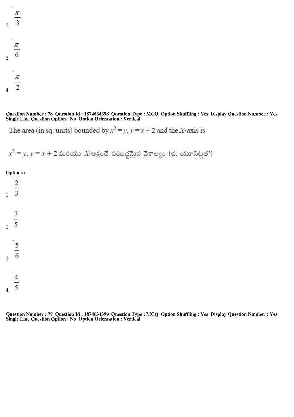 TS EAMCET 2019 Engineering Question Paper with Key (22 April 2019 Forenoon) - Page 45