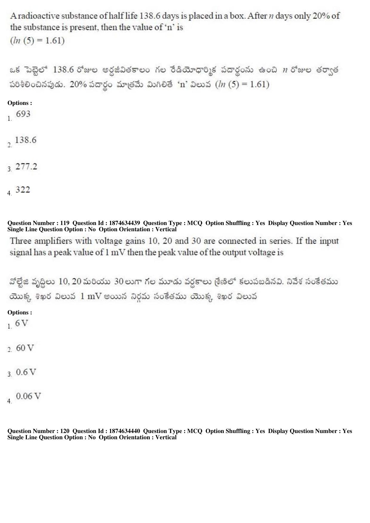 TS EAMCET 2019 Engineering Question Paper with Key (22 April 2019 Forenoon) - Page 72
