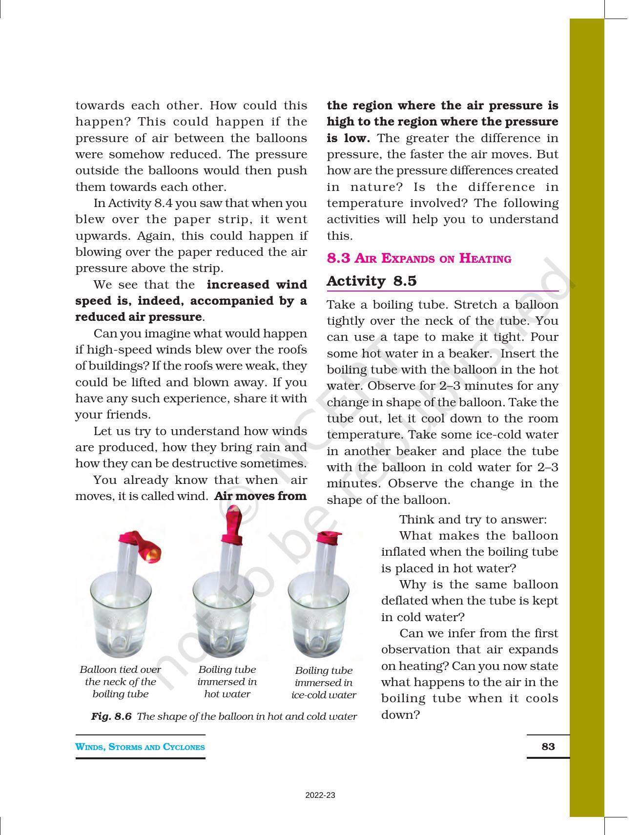 NCERT Book for Class 7 Science: Chapter 8-Winds, Storms and Cyclones - Page 4