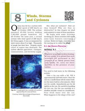NCERT Book for Class 7 Science: Chapter 8-Winds, Storms and Cyclones