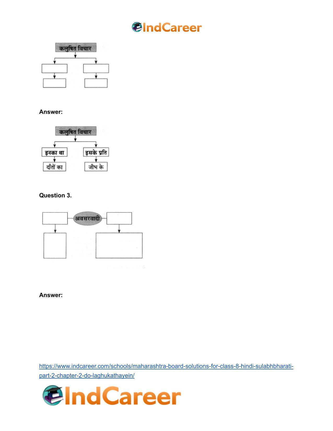 Maharashtra Board Solutions for Class 8- Hindi Sulabhbharati (Part 2): Chapter 2- दो लघुकथाएँ - Page 17