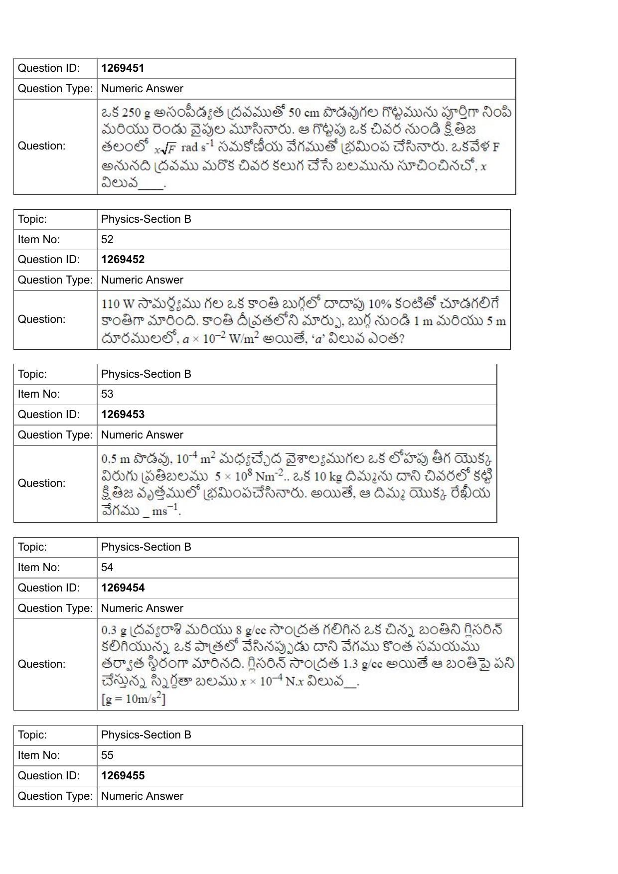 JEE Mains 2022: BTech Telugu (Shift 2) 29-07-2022 Question Paper - Page 19