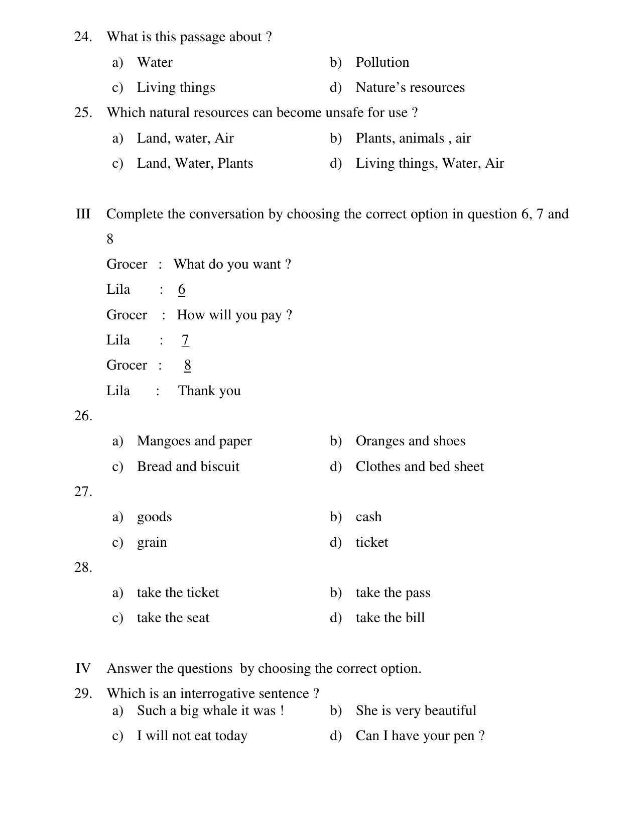 JAC Board Class 8th 2020 II HIN-ENG-MATH-SCI-SOC II COMPULSORY SUBJECT Set 2 Model Paper - Page 6