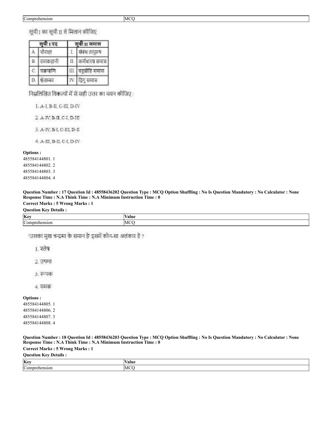 CUET 2023 Domestic Shift 2 Question Papers - 22 June 2023 - Page 12
